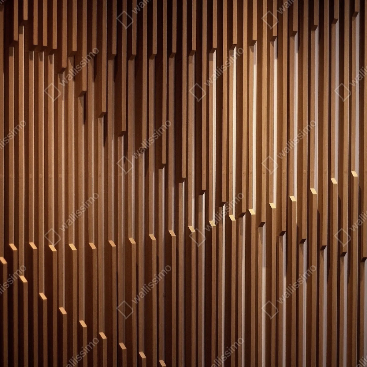 Fensteraufkleber warmes muster aus holzlamellen für die wand Fensteraufkleber warmes muster aus holzlamellen für die wand