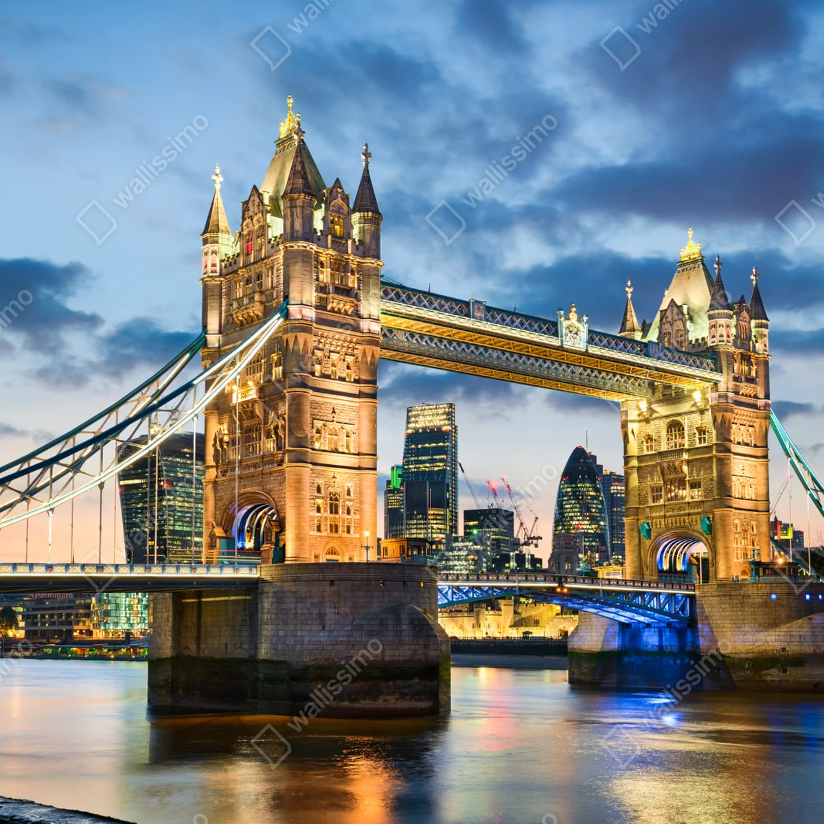 Naklejka na laptopa Tower Bridge o zachodzie słońca, Londyn Naklejka na laptopa Tower Bridge o zachodzie słońca, Londyn