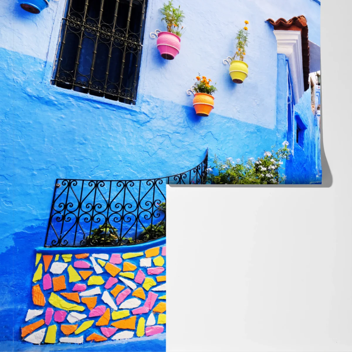 Fototapete blaue gasse in Chefchaouen Fototapete blaue gasse in Chefchaouen