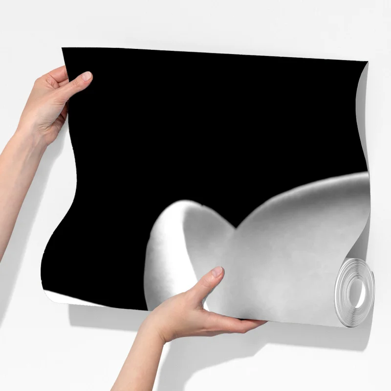 Fototapete elegante calla-blüten in monochrom Fototapete elegante calla-blüten in monochrom