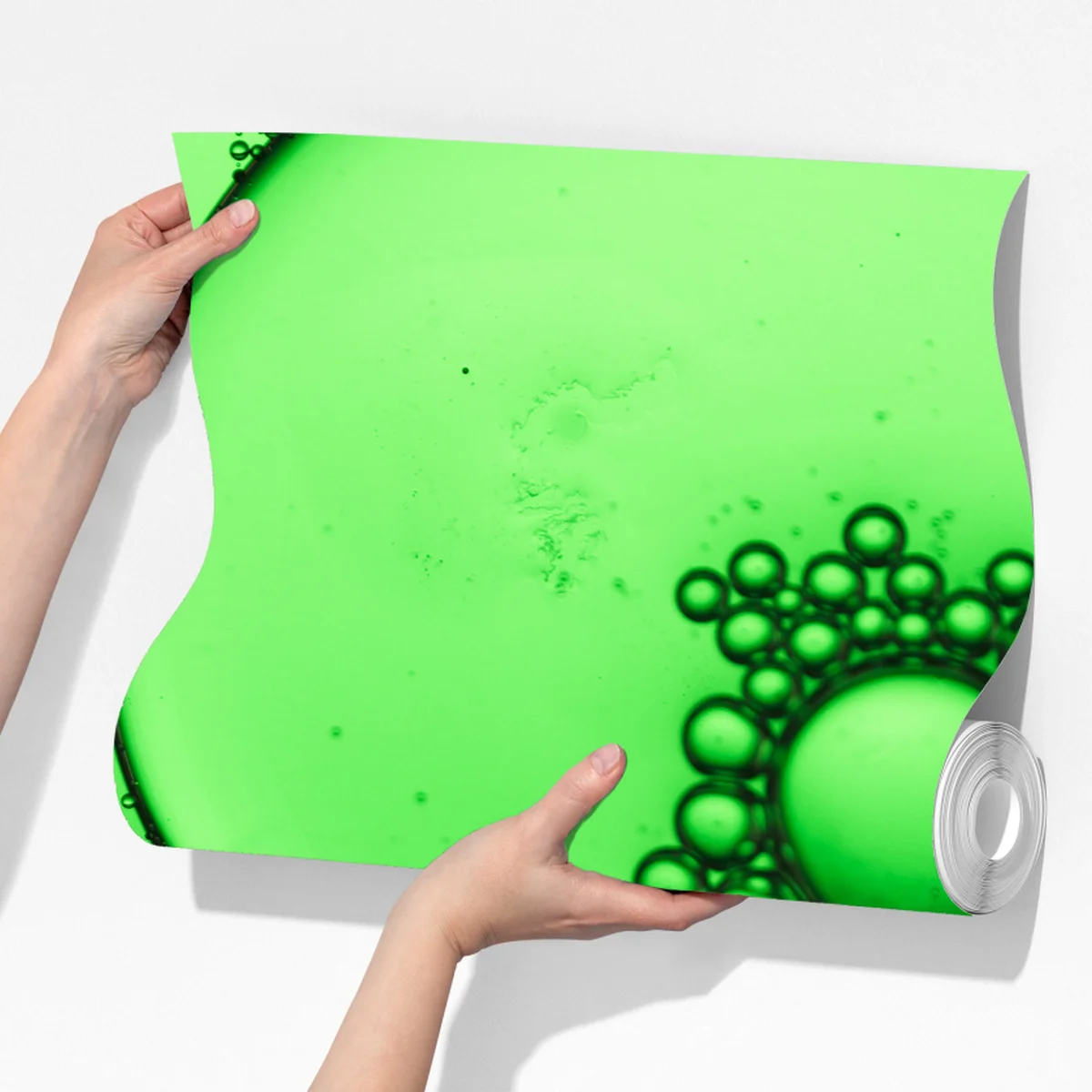 Fototapete grüne blasen abstrakte komposition Fototapete grüne blasen abstrakte komposition