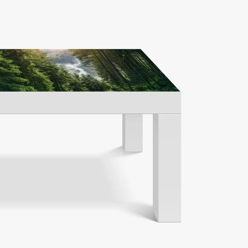 Tischaufkleber und Schreibtischaufkleber Krimml wasserfall im üppigen alpinen wald Tischaufkleber und Schreibtischaufkleber Krimml wasserfall im üppigen alpinen wald