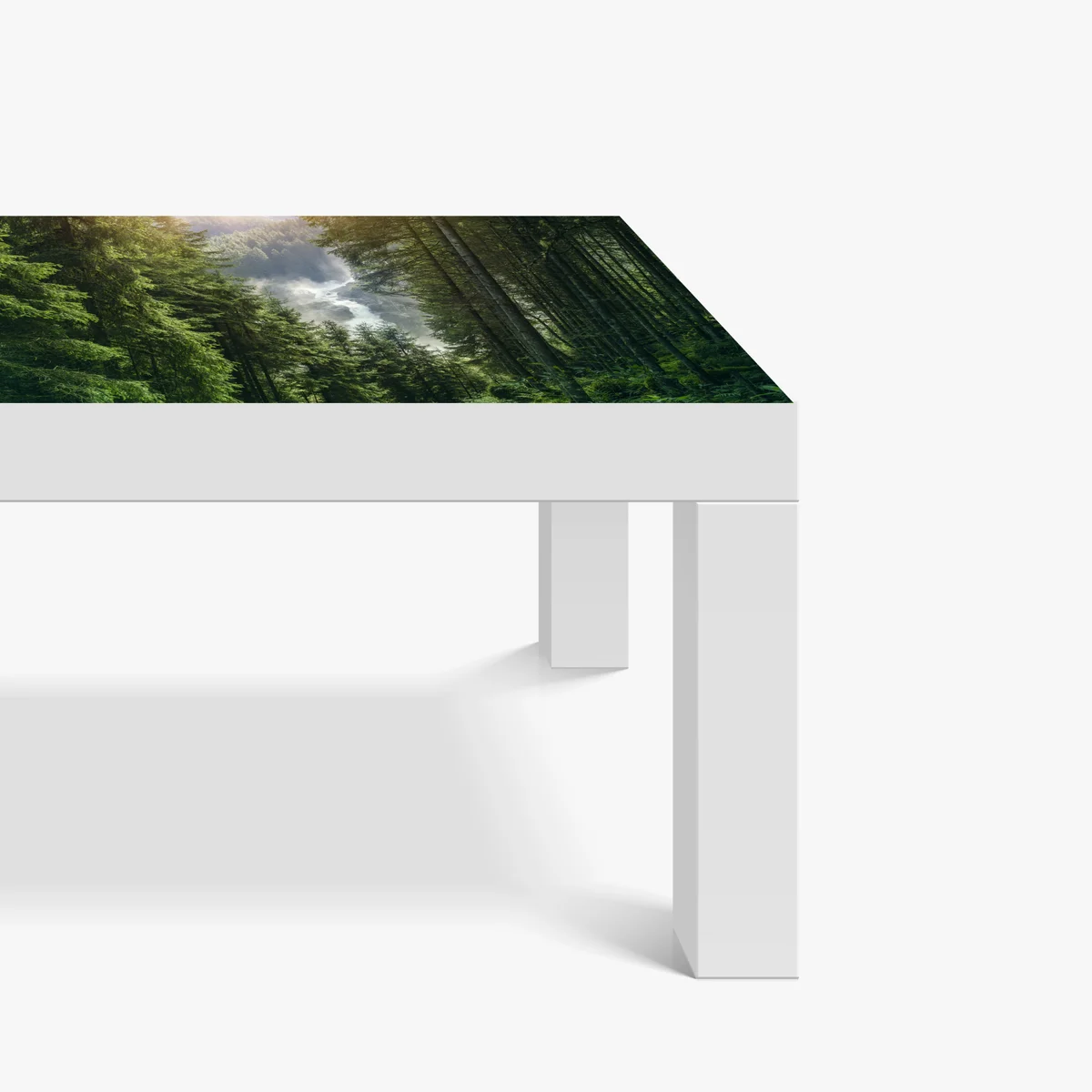 Tischaufkleber und Schreibtischaufkleber Krimml wasserfall im üppigen alpinen wald Tischaufkleber und Schreibtischaufkleber Krimml wasserfall im üppigen alpinen wald