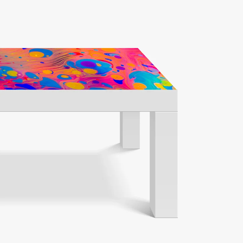 Tischaufkleber und Schreibtischaufkleber osmanisches ebru marmormuster