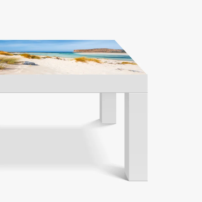 Tischaufkleber und Schreibtischaufkleber lagune Balos, Kreta: türkisser traum