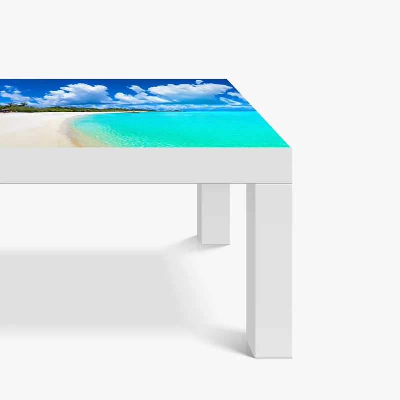 Tischaufkleber und Schreibtischaufkleber Malediven türkisstrand panorama Tischaufkleber und Schreibtischaufkleber Malediven türkisstrand panorama