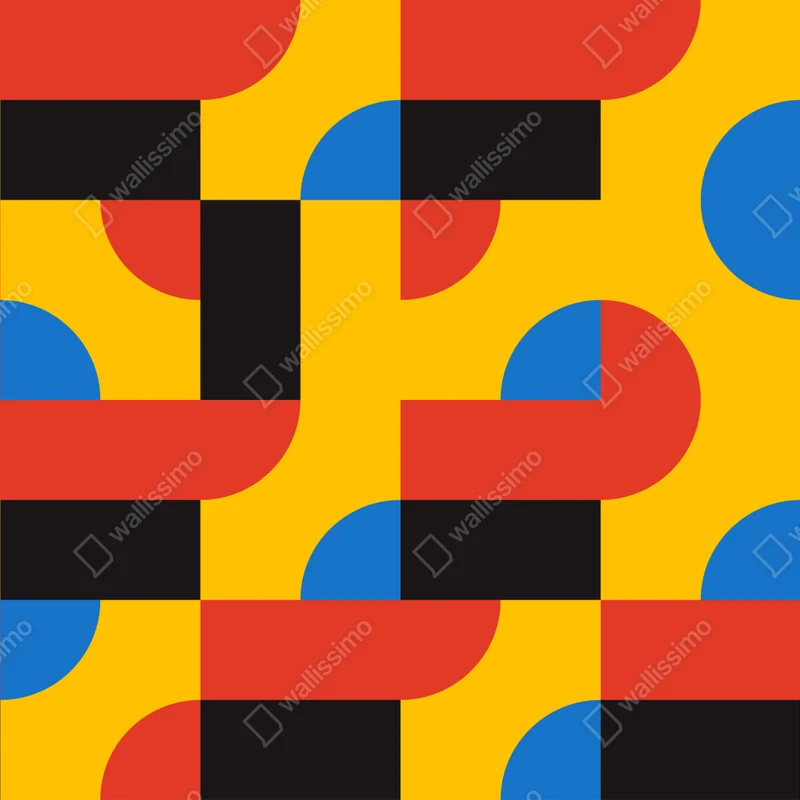 Naklejka na okno odważny geometryczny wzór na ścianę Naklejka na okno odważny geometryczny wzór na ścianę