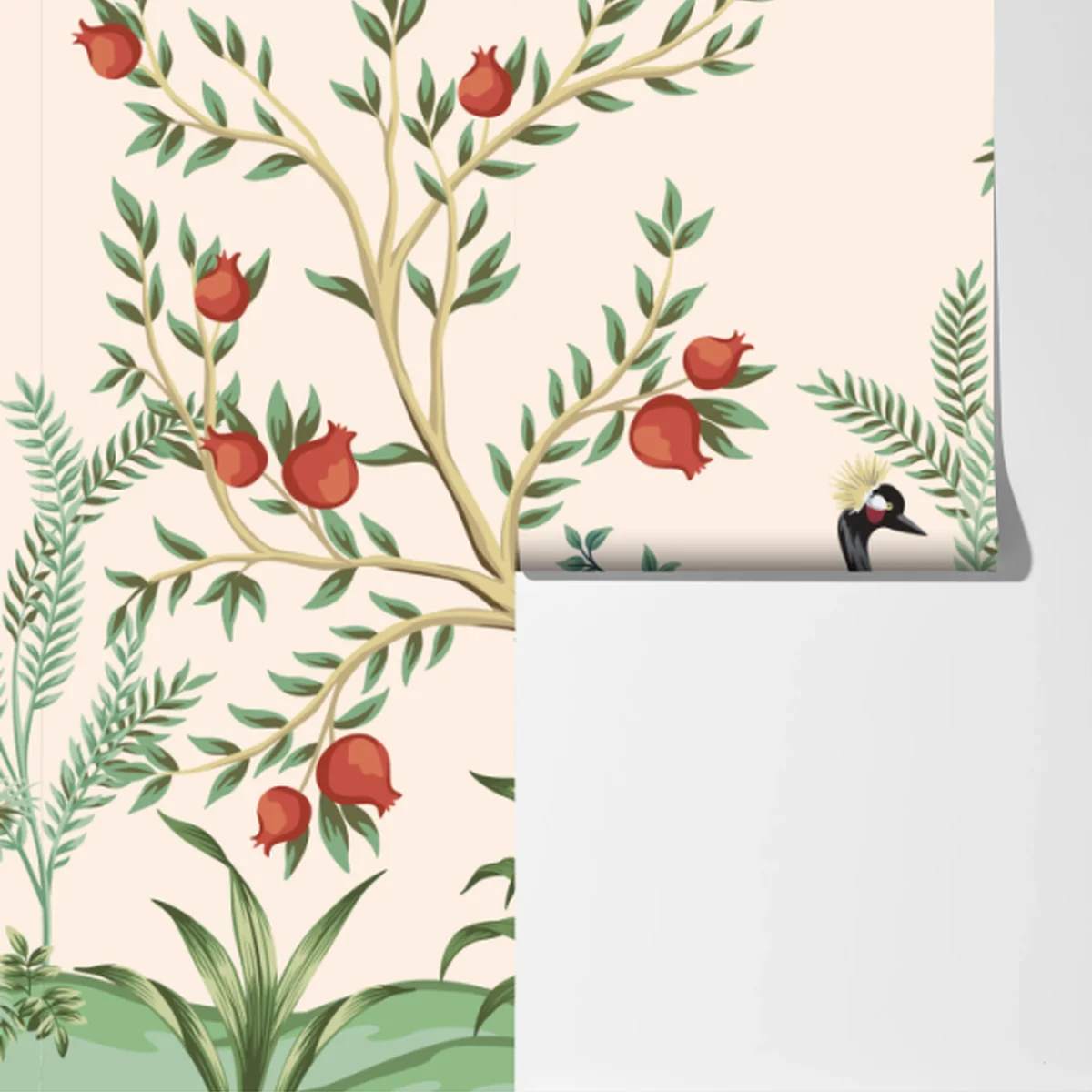 Fototapete orientalischer kranichgarten Fototapete orientalischer kranichgarten