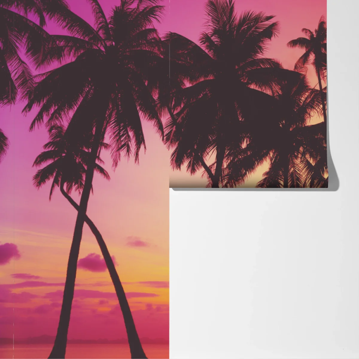 Fototapete tropischer sonnenuntergang mit palmen, Thailand Fototapete tropischer sonnenuntergang mit palmen, Thailand