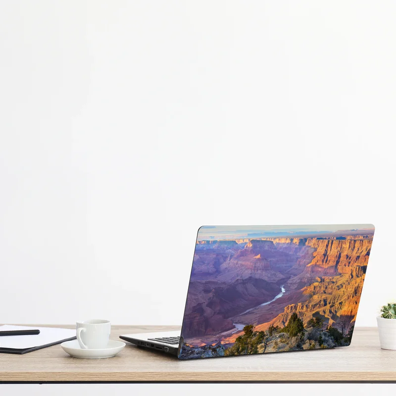 Naklejka na laptopa Wielki Kanion o zmierzchu panorama