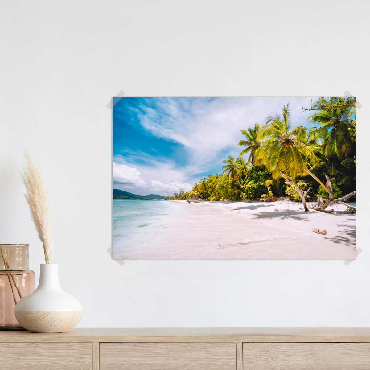 Poster tropischer strandidyll mit palmen Poster tropischer strandidyll mit palmen