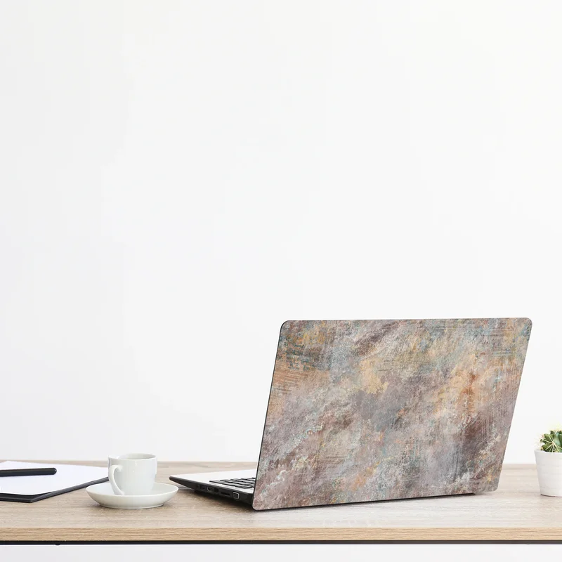 Naklejka na laptopa subtelna teksturowana abstrakcja w ciepłych neutralnych tonach Naklejka na laptopa subtelna teksturowana abstrakcja w ciepłych neutralnych tonach