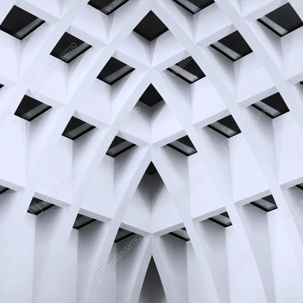 Fototapeta geometryczny łukowy sufit Fototapeta geometryczny łukowy sufit