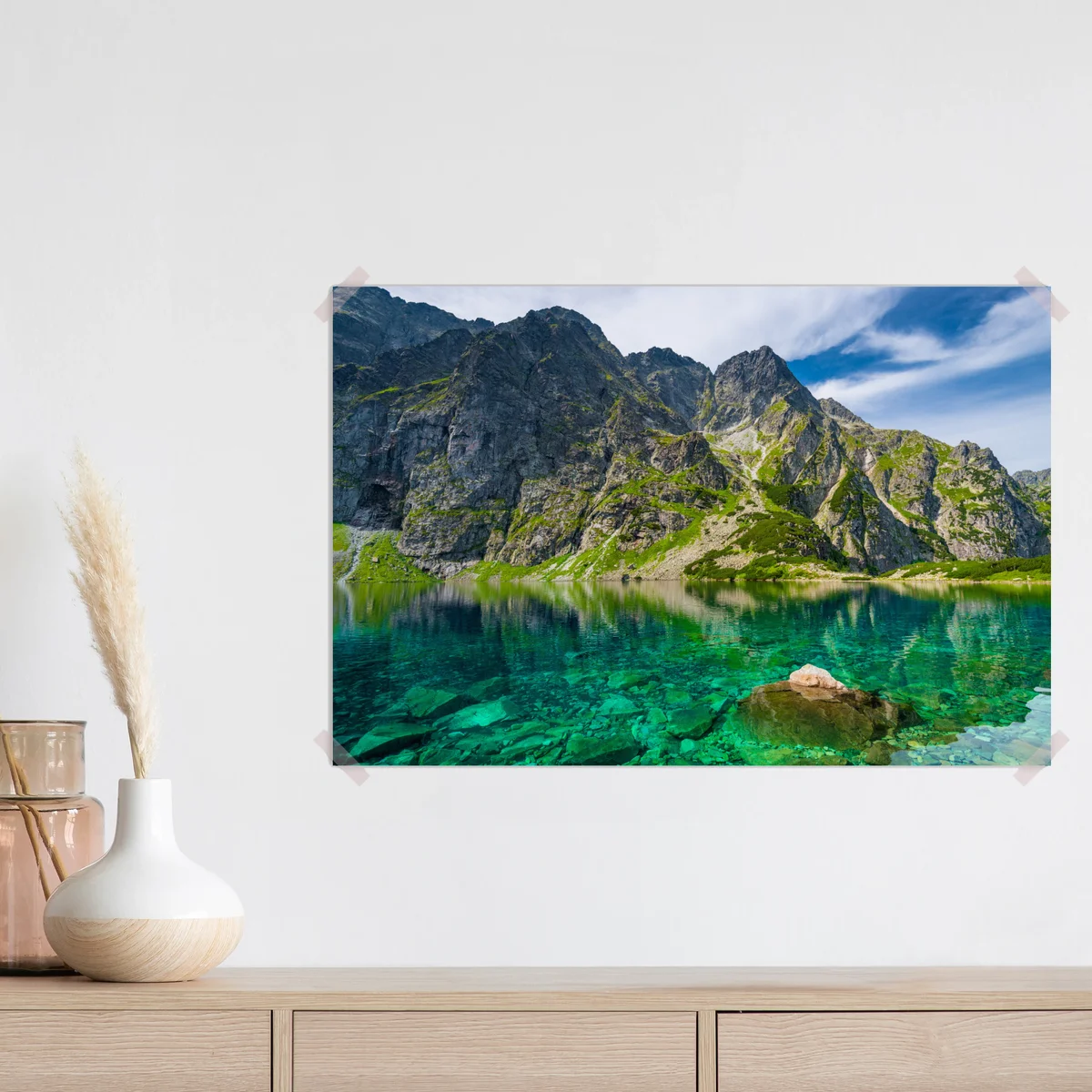 Poster Czarny Staw bergreflexion Poster Czarny Staw bergreflexion