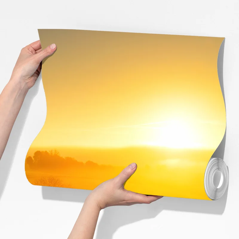 Fototapeta słoneczna łąka o świcie Fototapeta słoneczna łąka o świcie