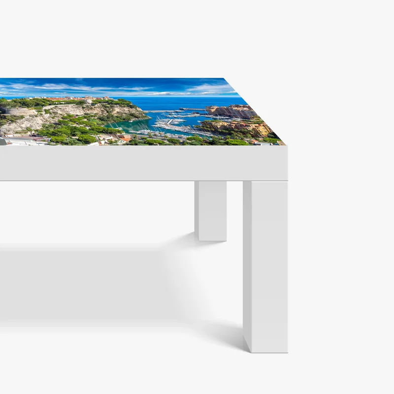 Tischaufkleber und Schreibtischaufkleber panoramablick auf den hafen von Monte Carlo