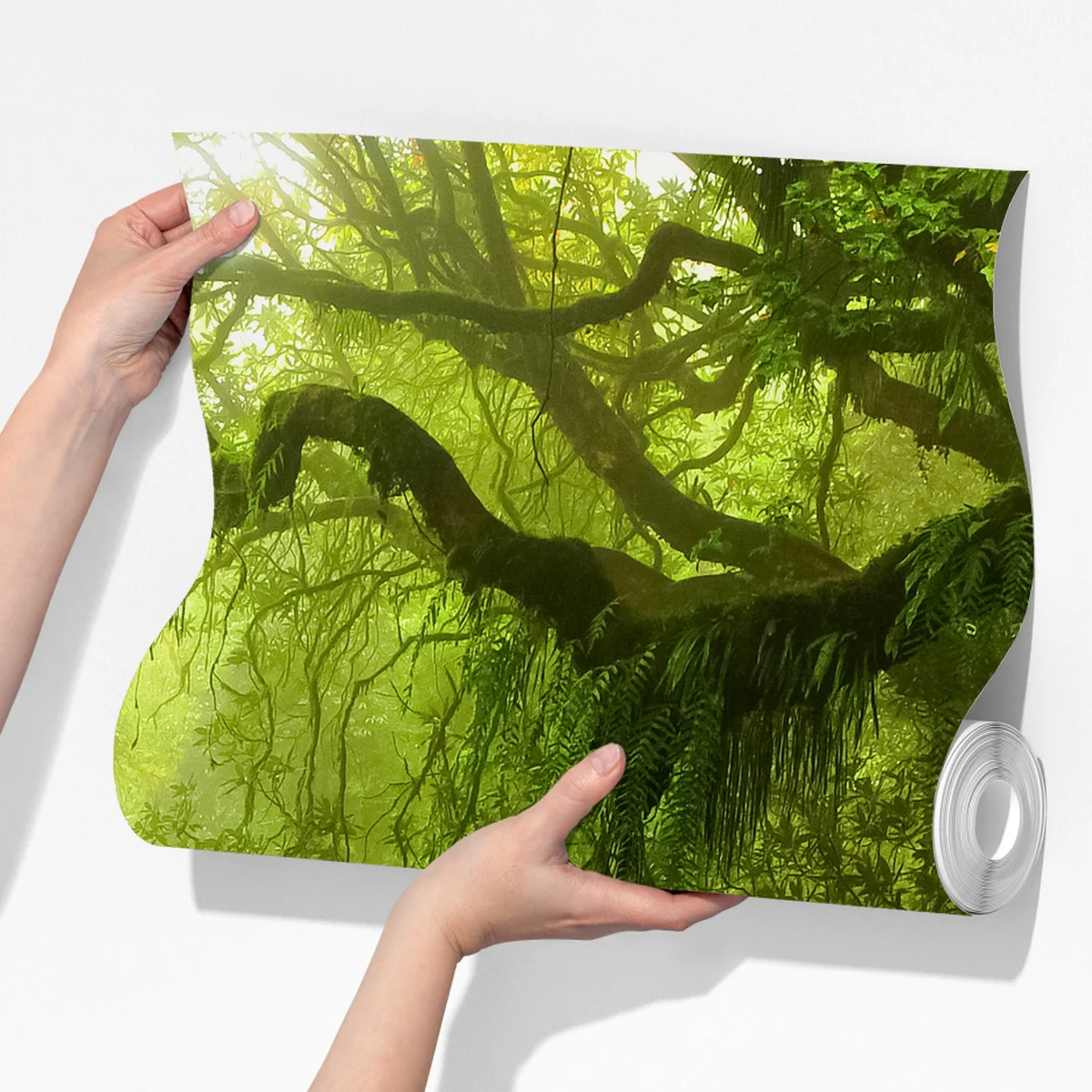 Fototapeta zaczarowany zielony leśny strumień Fototapeta zaczarowany zielony leśny strumień