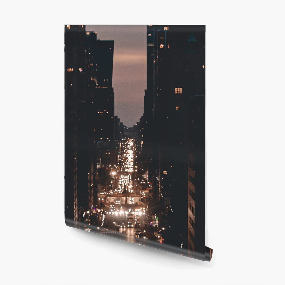 Fototapete Manhattan nächtliche avenue Fototapete Manhattan nächtliche avenue