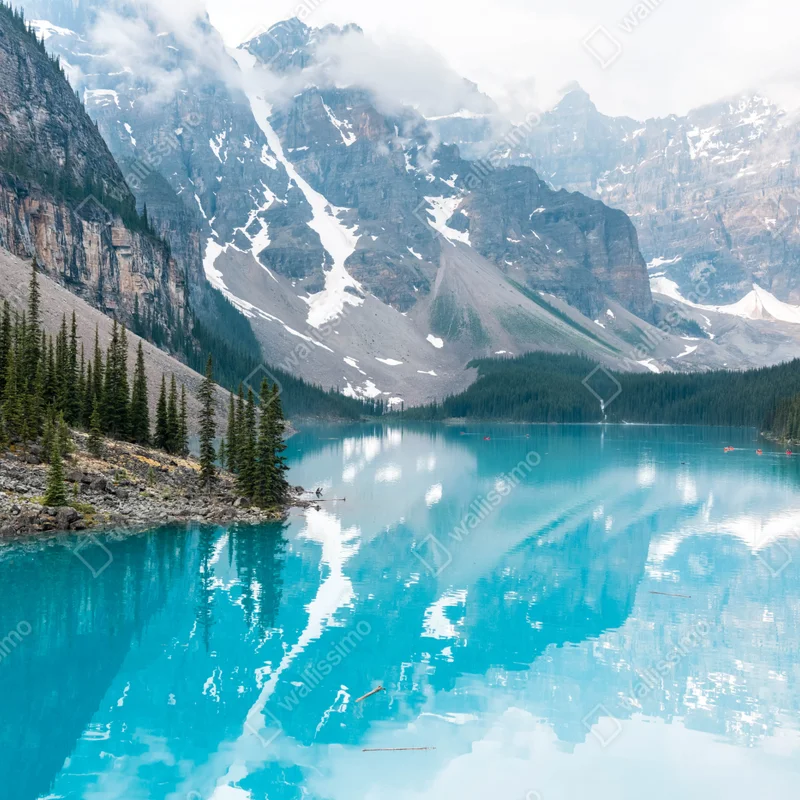 Fensteraufkleber türkissee moraine im Banff Fensteraufkleber türkissee moraine im Banff