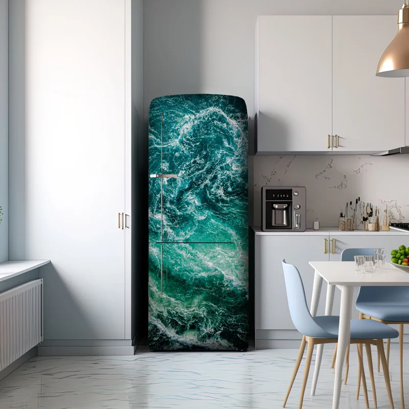 Kühlschrankaufkleber maelstrom bei Saltstraumen, Norwegen