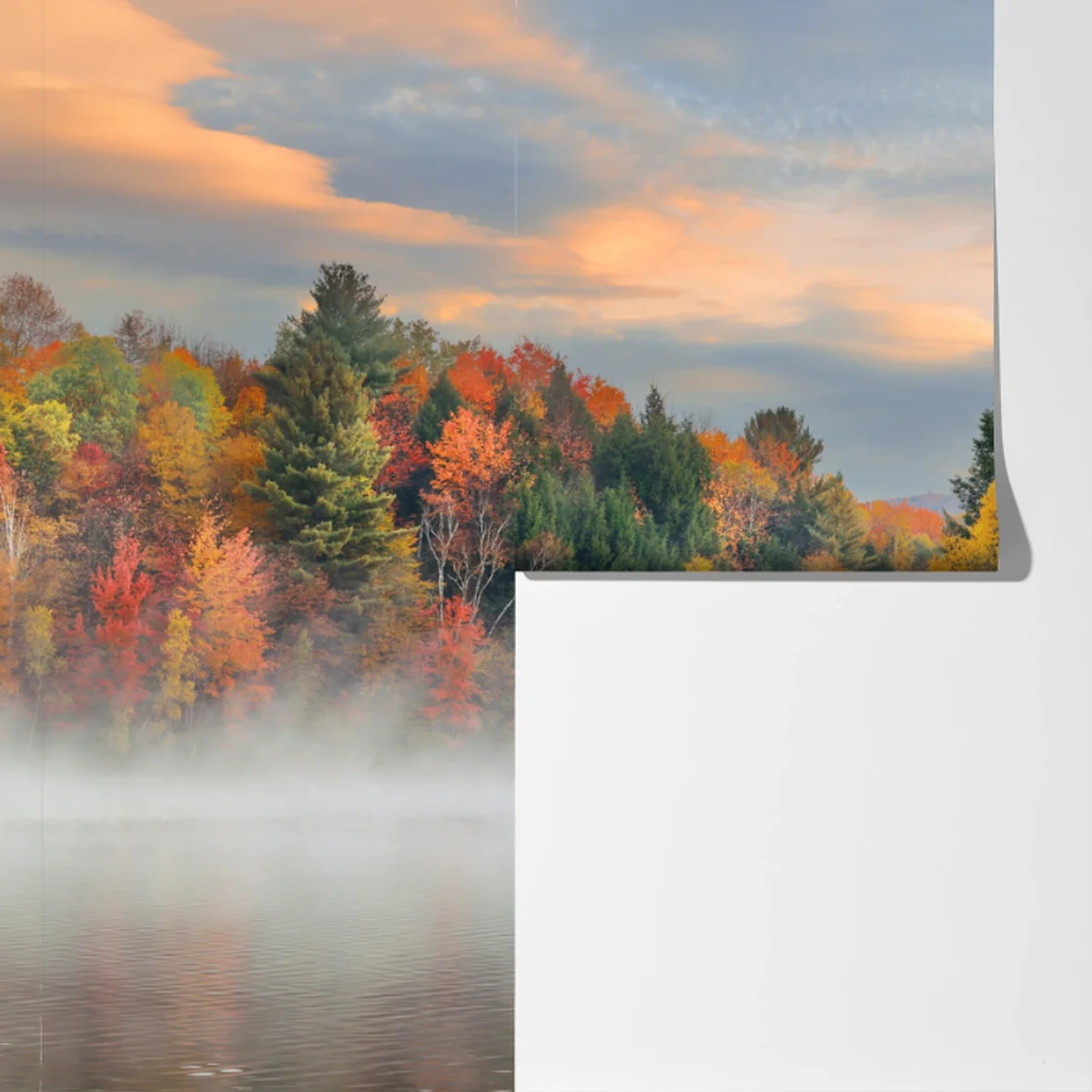 Fototapete nebliger herbstmorgen in Stowe Fototapete nebliger herbstmorgen in Stowe