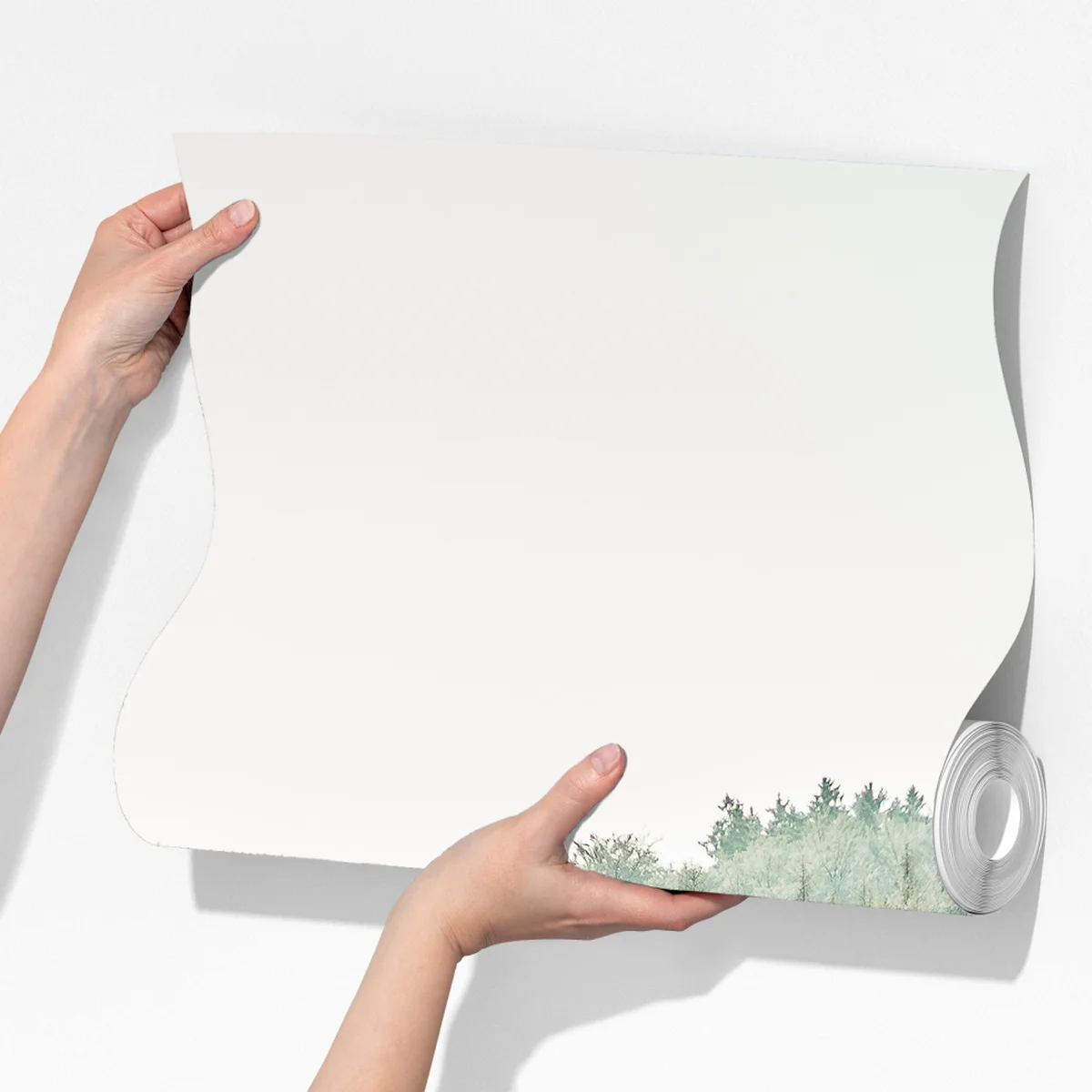 Fototapete nebliger reifbedeckter wald Fototapete nebliger reifbedeckter wald