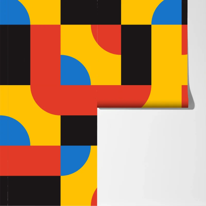 Fototapete kräftiges geometrisches muster für die wand Fototapete kräftiges geometrisches muster für die wand