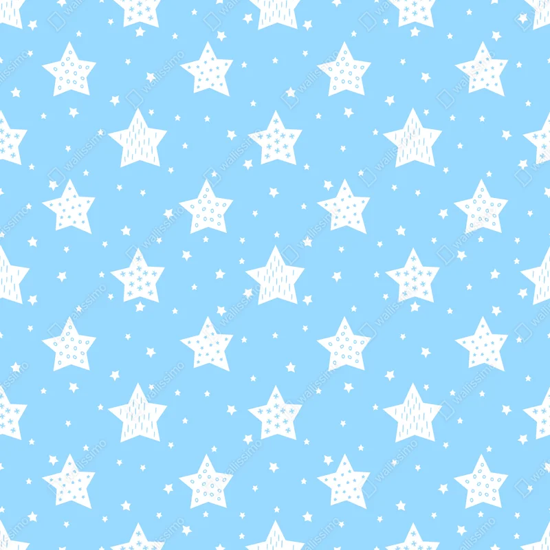 Kühlschrankaufkleber weiche blaue sterne für das kinderzimmer Kühlschrankaufkleber weiche blaue sterne für das kinderzimmer