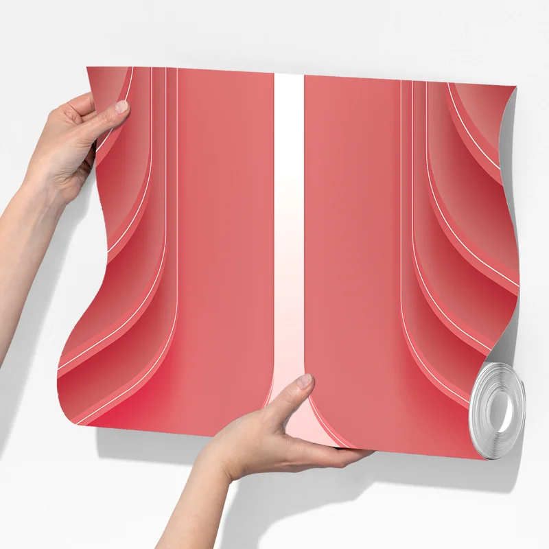 Fototapeta nowoczesne luksusowe wnętrze w odcieniach koralowego różu Fototapeta nowoczesne luksusowe wnętrze w odcieniach koralowego różu