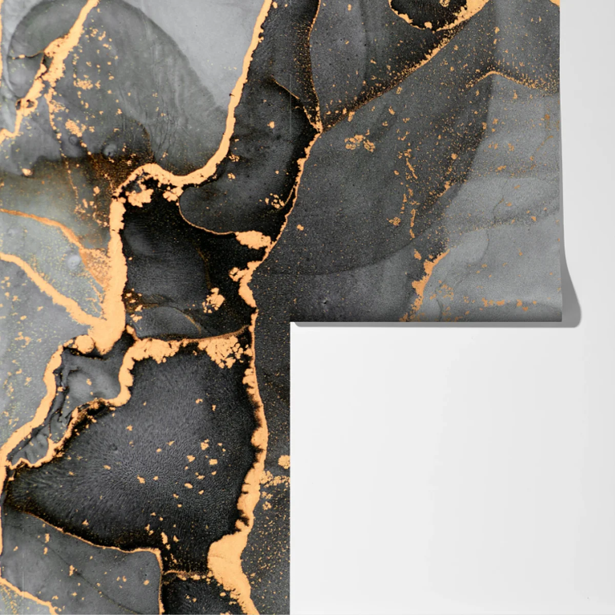 Fototapete rauchiger grauer marmor mit goldenen adern Fototapete rauchiger grauer marmor mit goldenen adern