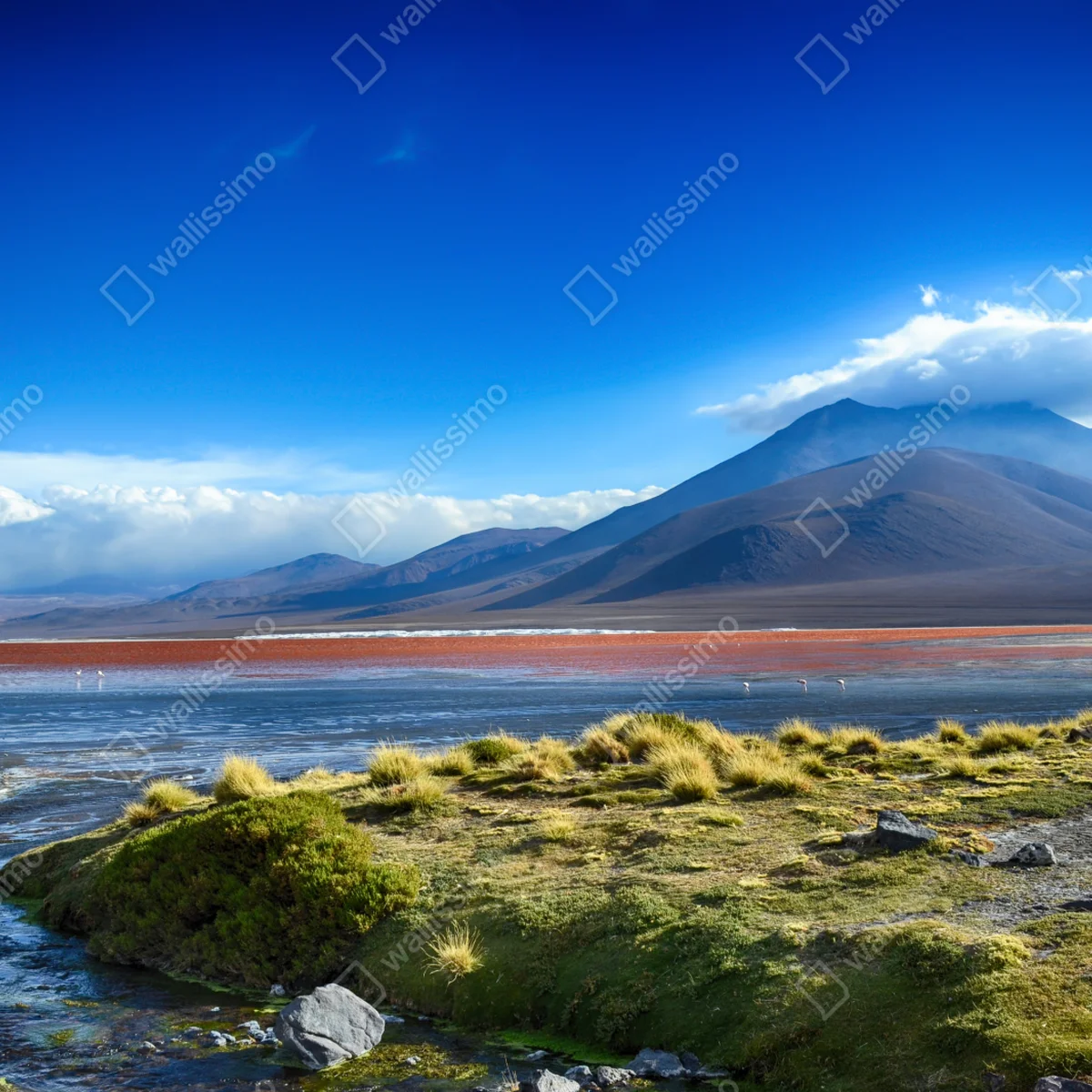 Fototapeta spokojna laguna górska Fototapeta spokojna laguna górska