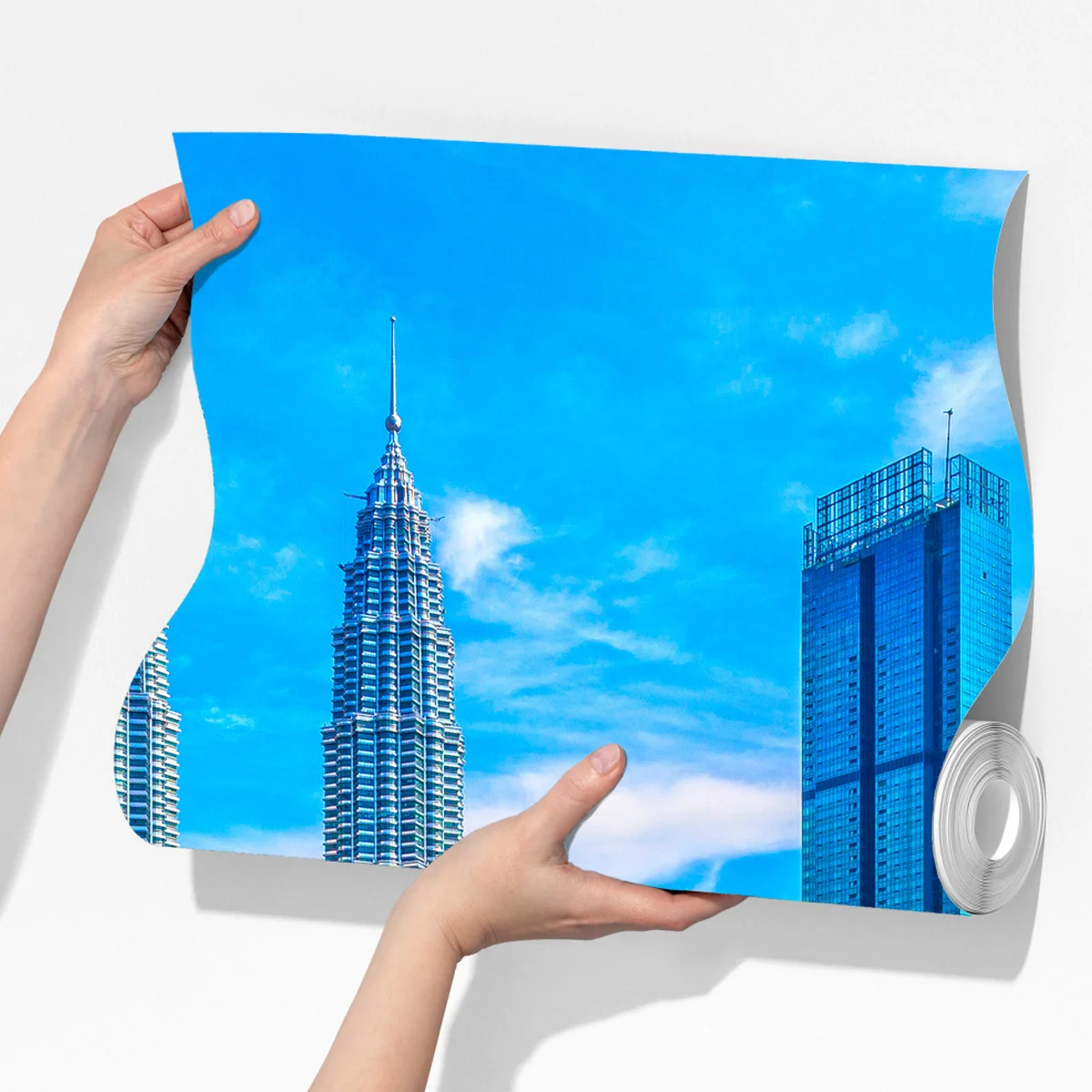 Fototapeta Kuala Lumpur panorama z wieżami Petronas Fototapeta Kuala Lumpur panorama z wieżami Petronas