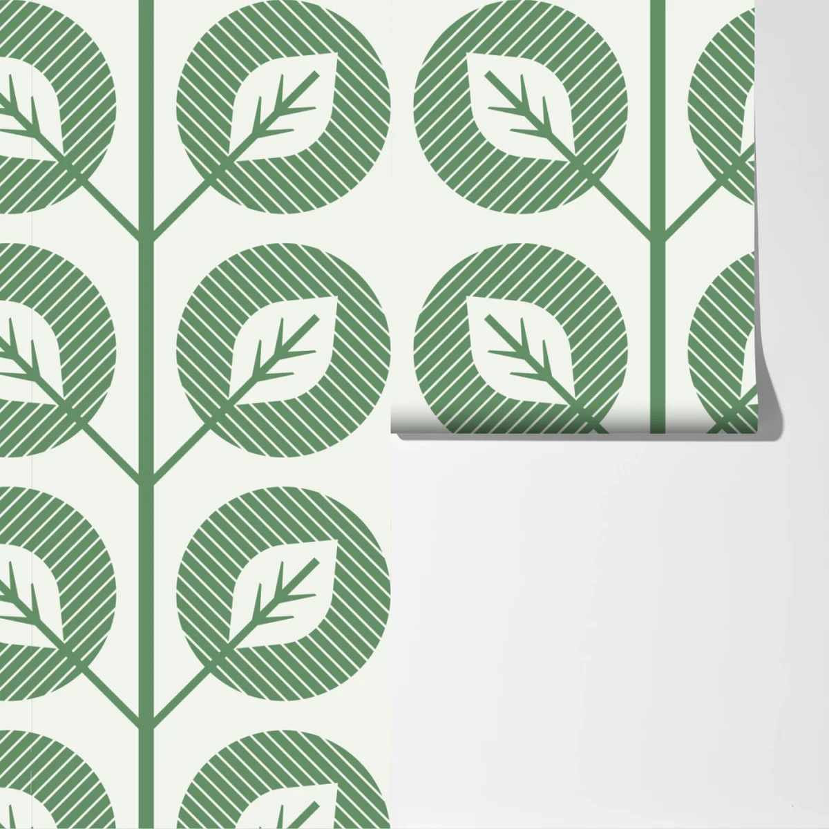 Fototapete grünes geometrisches blattmuster Fototapete grünes geometrisches blattmuster