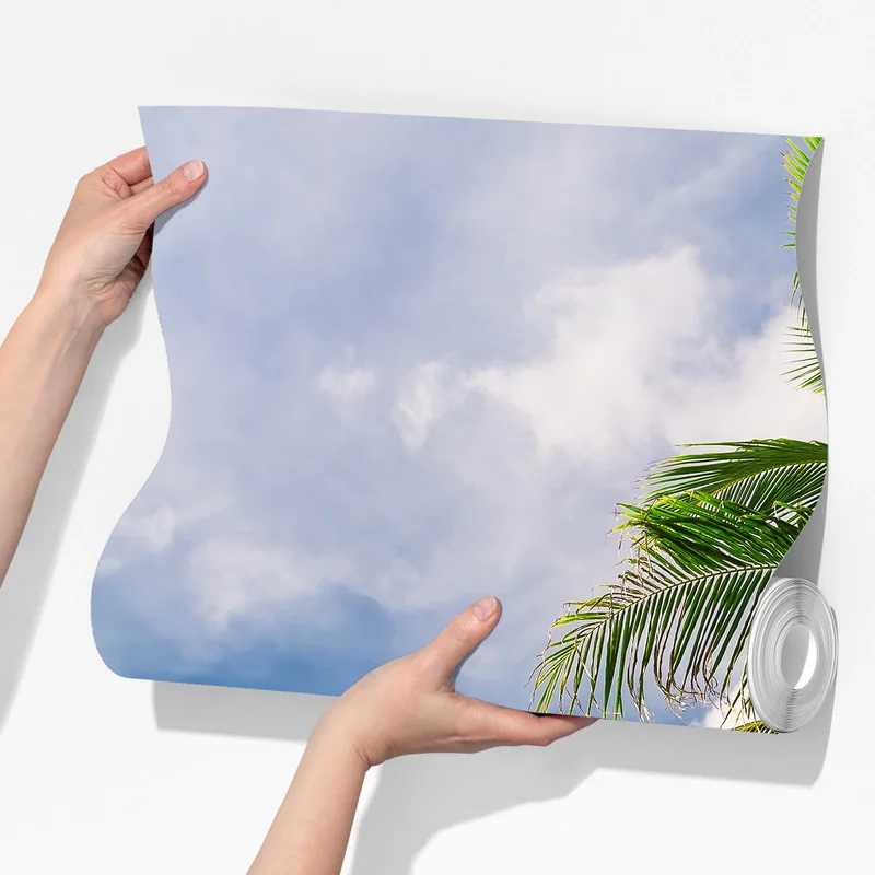 Fototapete tropischer strand in Phuket mit palme Fototapete tropischer strand in Phuket mit palme