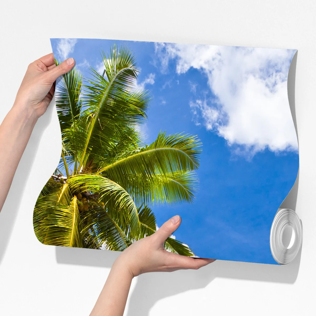 Fototapeta tropikalna plaża z palmami Fototapeta tropikalna plaża z palmami