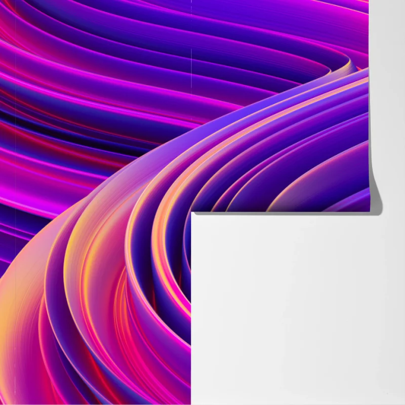 Fototapete leuchtender lila 3d bandwirbel Fototapete leuchtender lila 3d bandwirbel