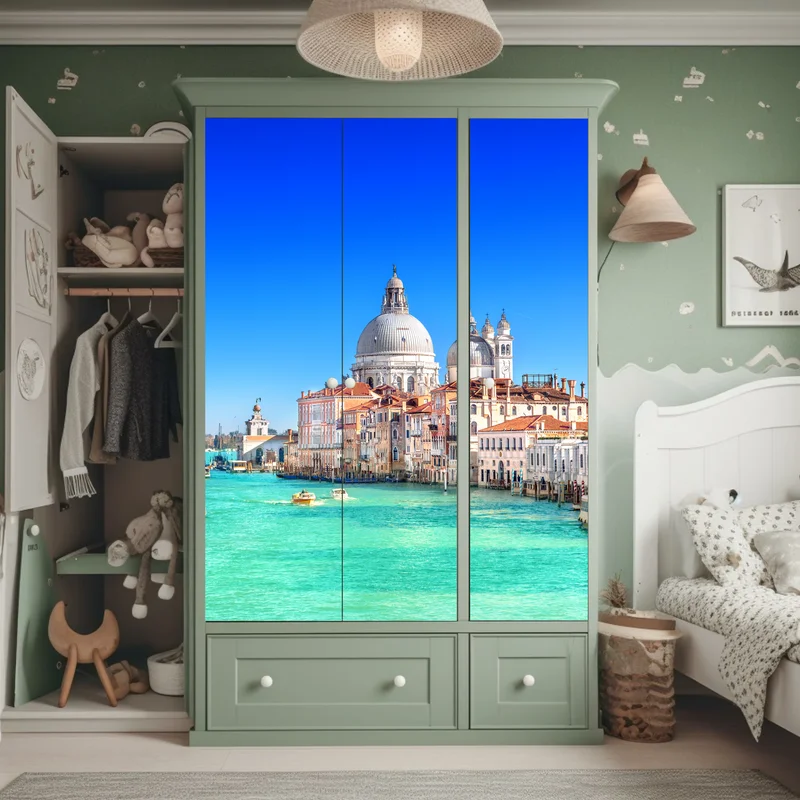 Schrankaufkleber Venedig großer kanal panorama