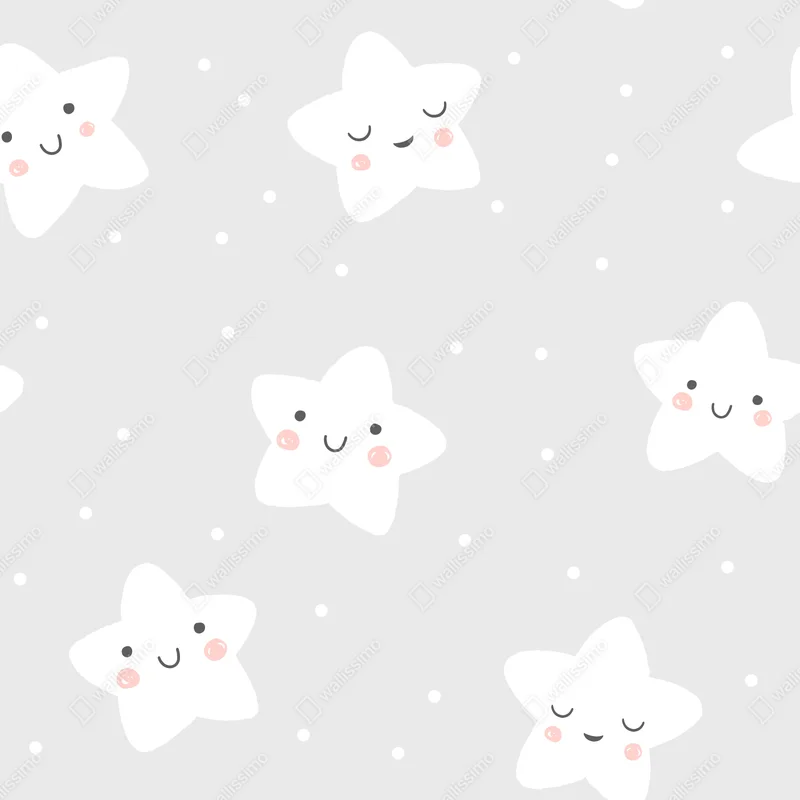 Kühlschrankaufkleber niedliches lächelndes sternenmuster für kinderzimmer Kühlschrankaufkleber niedliches lächelndes sternenmuster für kinderzimmer