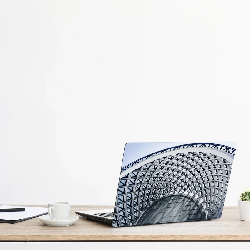 Laptop-Aufkleber geometrischer bogen moderner architektur