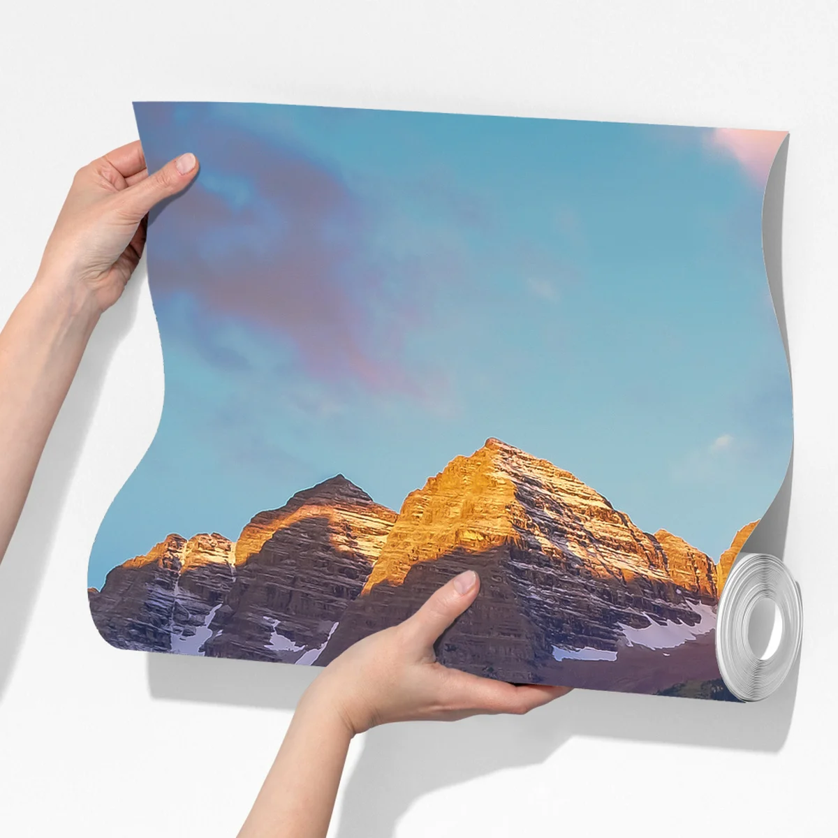 Fototapeta wschód słońca nad Maroon Bells Fototapeta wschód słońca nad Maroon Bells