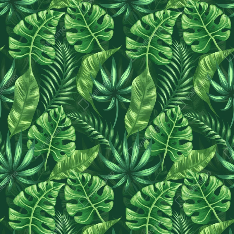 Kühlschrankaufkleber tropisches monstera blattmuster Kühlschrankaufkleber tropisches monstera blattmuster