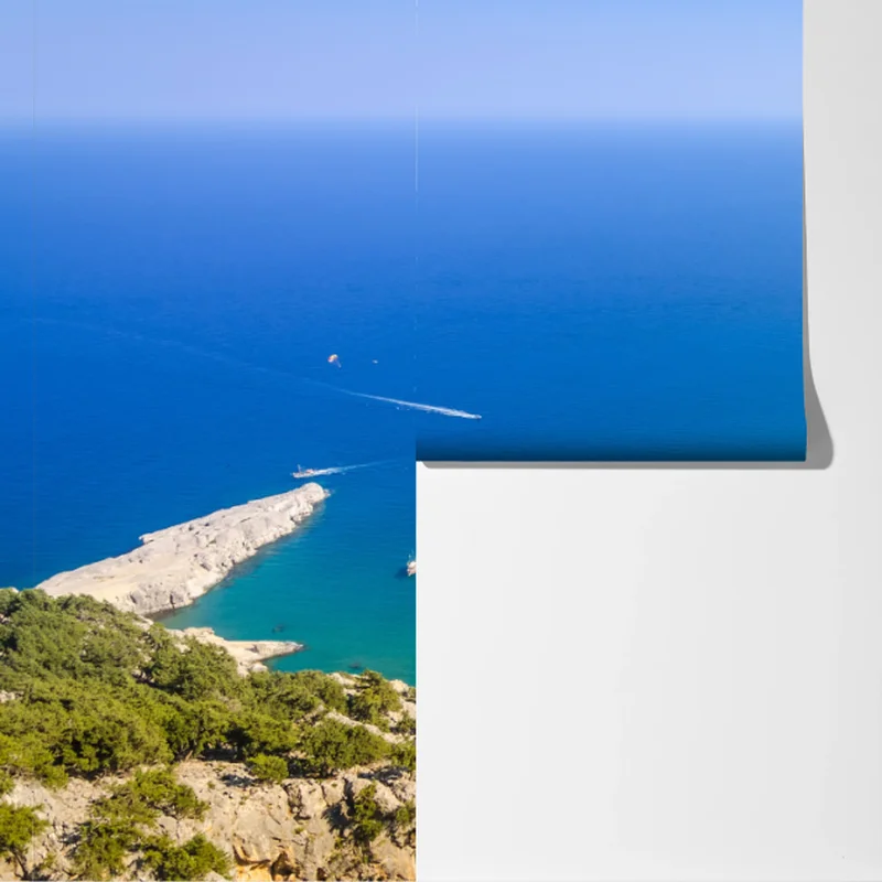 Fototapete sonnige türkisbucht panorama Fototapete sonnige türkisbucht panorama