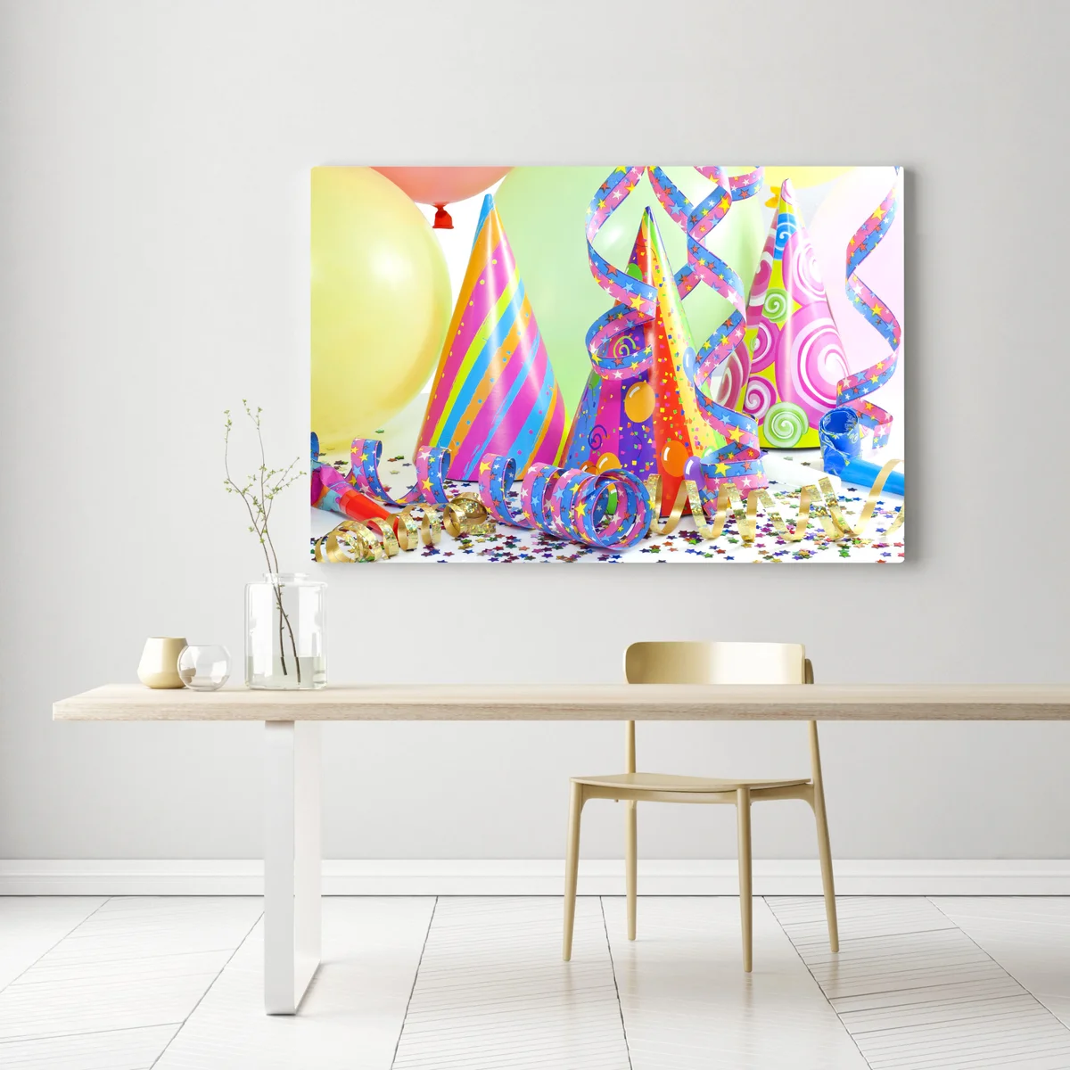 Leinwandbild bunte Party Hintergrund mit Luftballons • Leinwandbilder bei Wallnifity® Leinwandbild bunte Party Hintergrund mit Luftballons • Leinwandbilder bei Wallnifity®