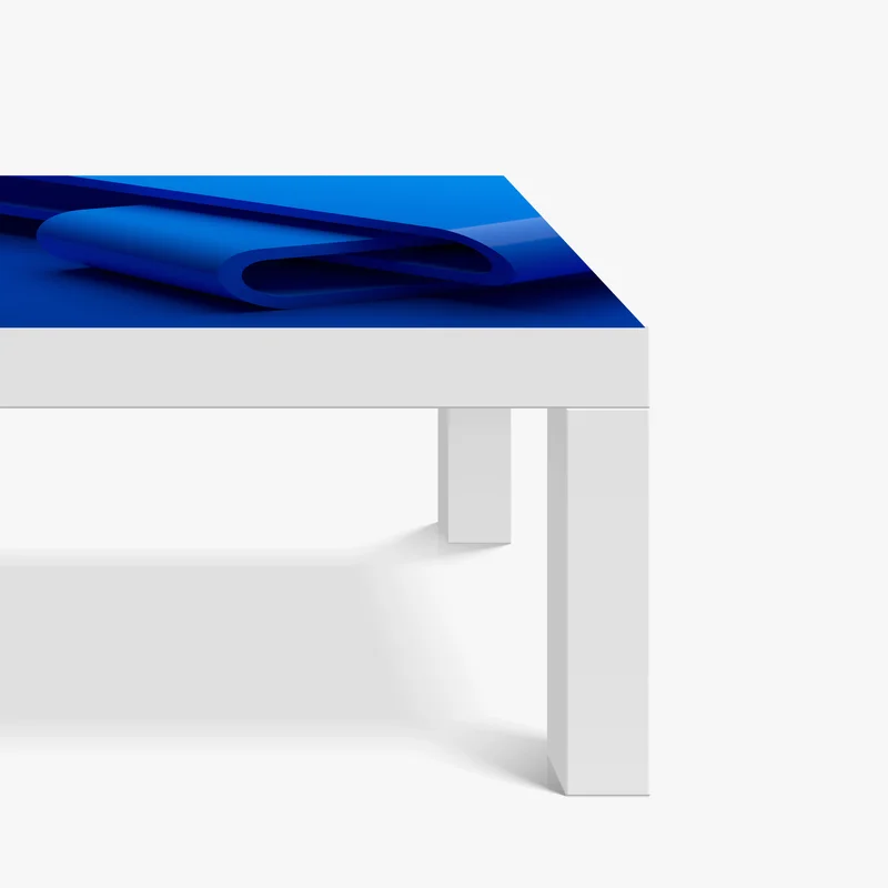 Tischaufkleber und Schreibtischaufkleber minimalistische blaue geometrische schleife Tischaufkleber und Schreibtischaufkleber minimalistische blaue geometrische schleife