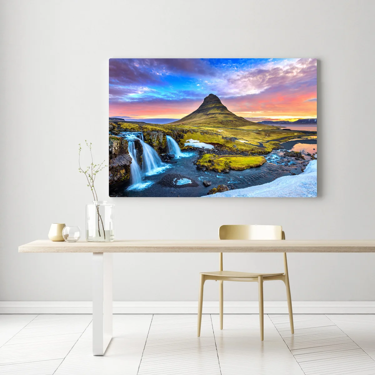 Leinwandbild Kirkjufell sonnenaufgang berglandschaft Leinwandbild Kirkjufell sonnenaufgang berglandschaft