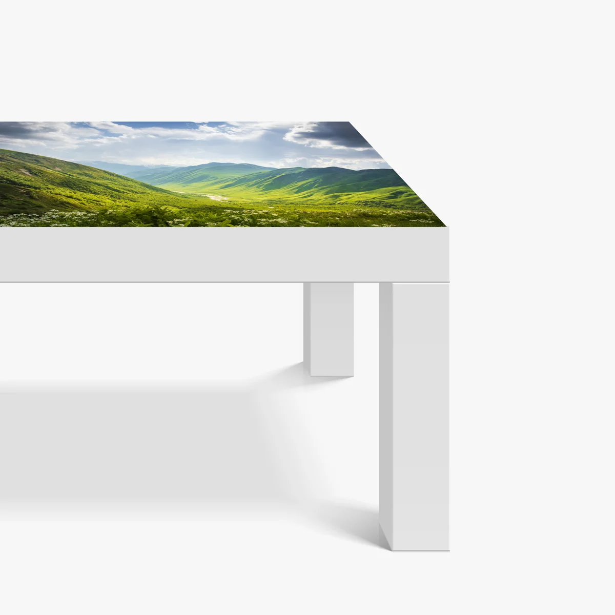 Tischaufkleber und Schreibtischaufkleber üppiges grünes tal Tischaufkleber und Schreibtischaufkleber üppiges grünes tal
