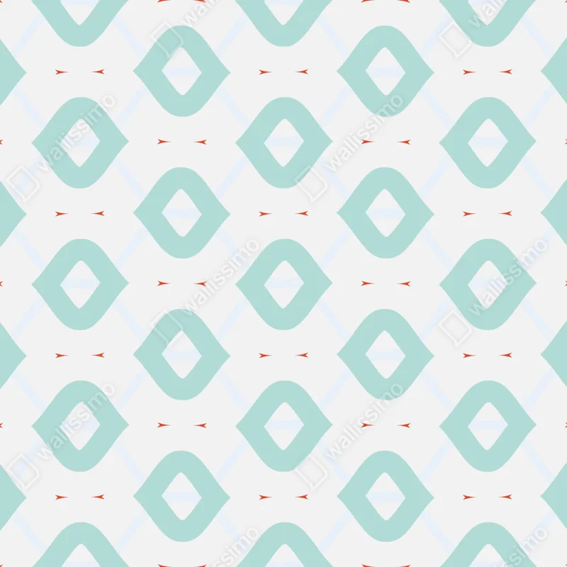 Kühlschrankaufkleber türkis geometrisches rautenmuster Kühlschrankaufkleber türkis geometrisches rautenmuster