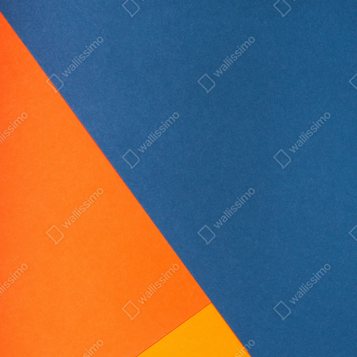 Schrankaufkleber mutige geometrische komposition in blau und orange Schrankaufkleber mutige geometrische komposition in blau und orange