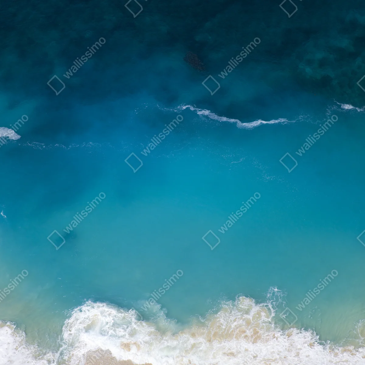 Poster luftaufnahme der türkisfarbenen küste von Nusa Penida Poster luftaufnahme der türkisfarbenen küste von Nusa Penida