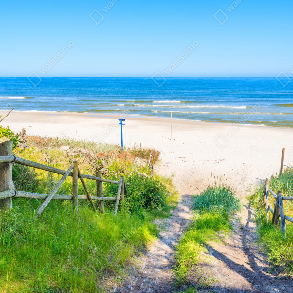 Fensteraufkleber weg zum strand der Ostsee Fensteraufkleber weg zum strand der Ostsee